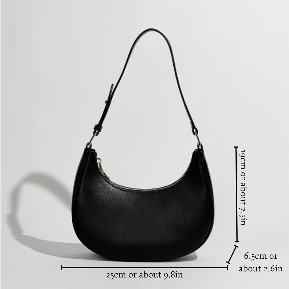 CRESCENT MOON SHOULDER BAG