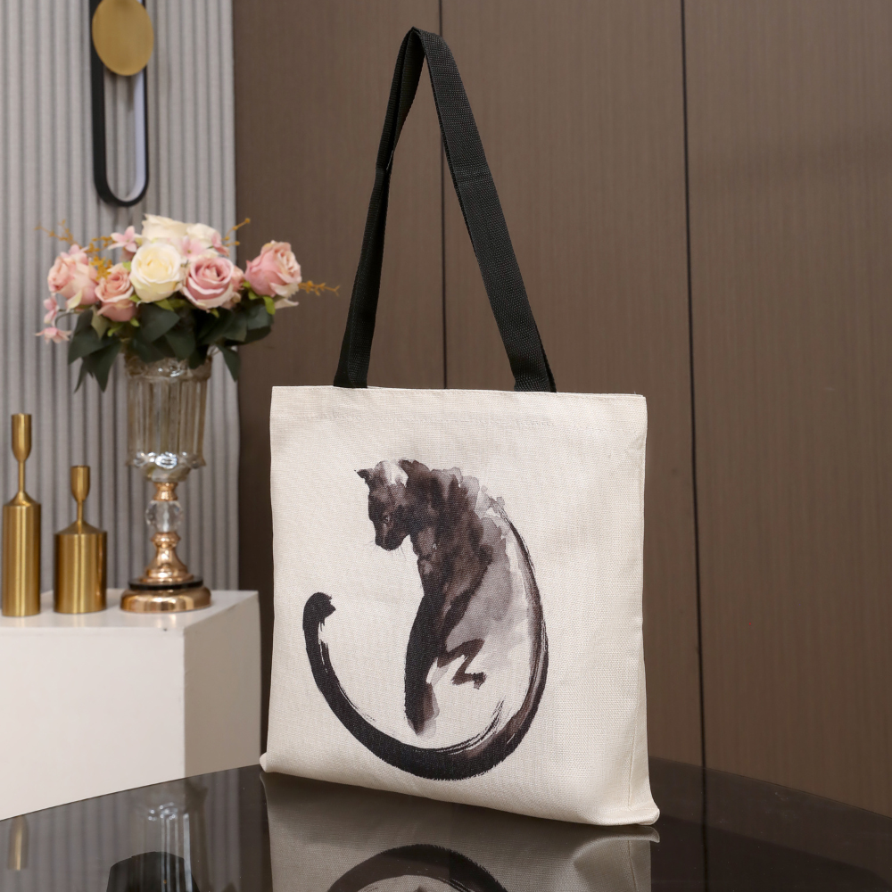 LADY CAT TOTE BAG