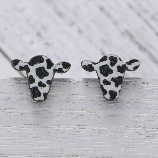 WESTERN COWHEAD EARRINGS (PAIR)