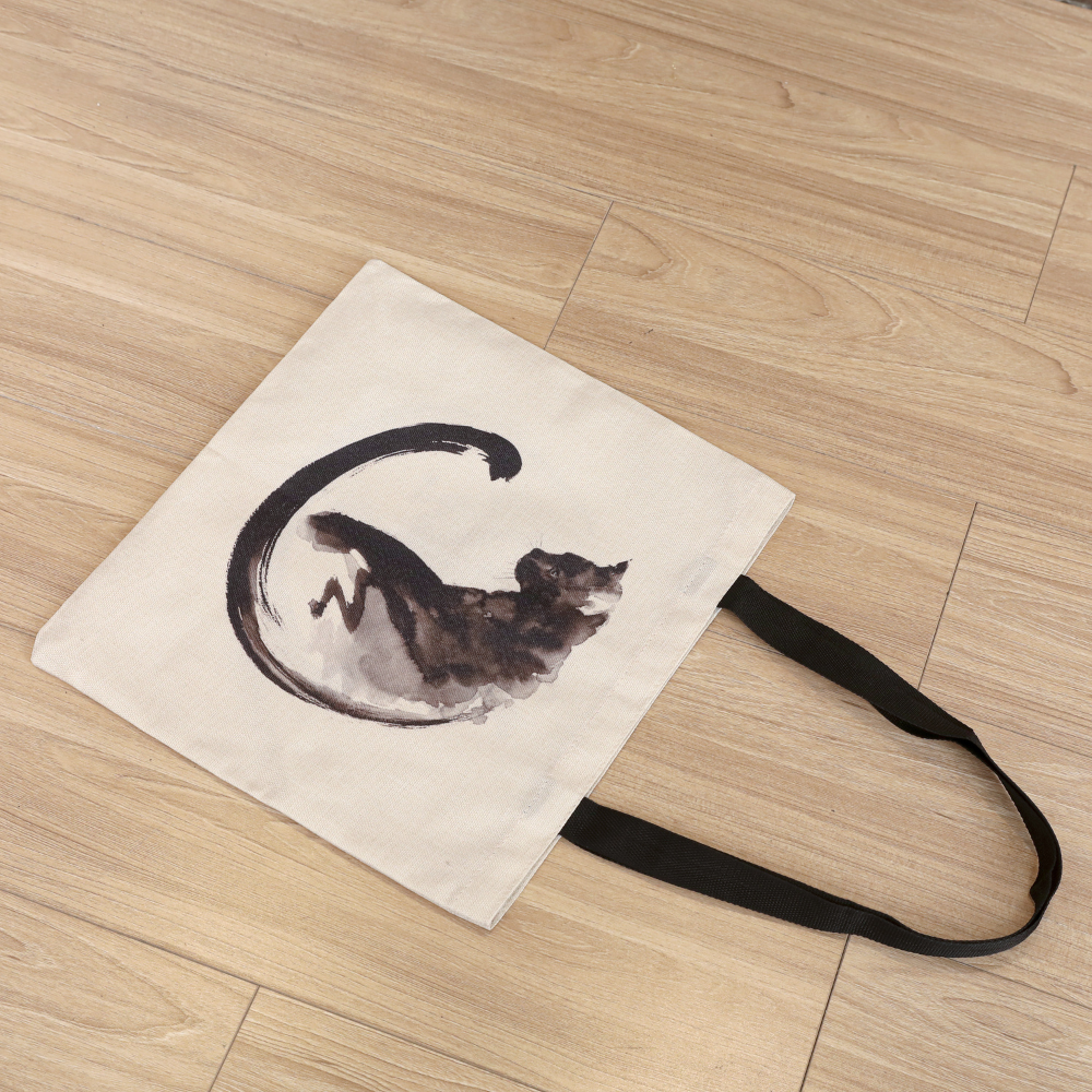 LADY CAT TOTE BAG