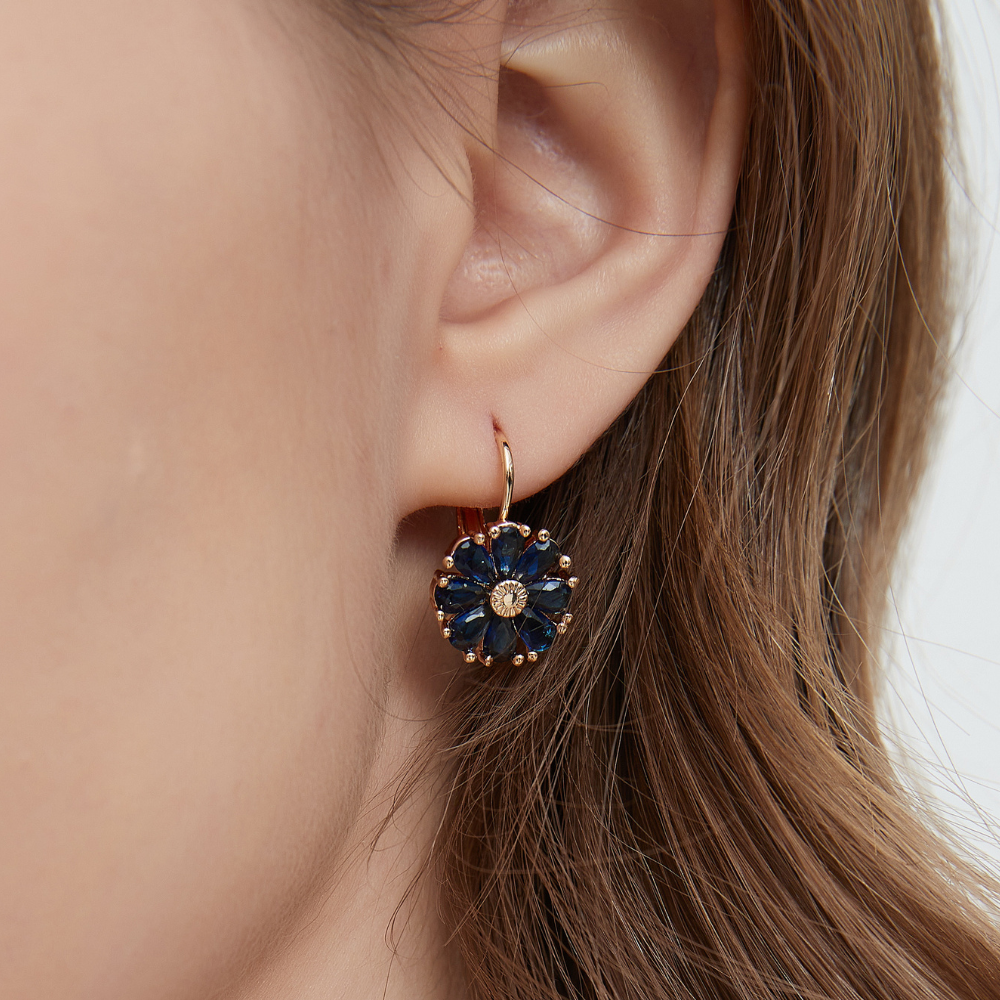 DAISY SAPPHIRE EARRINGS (PAIR)