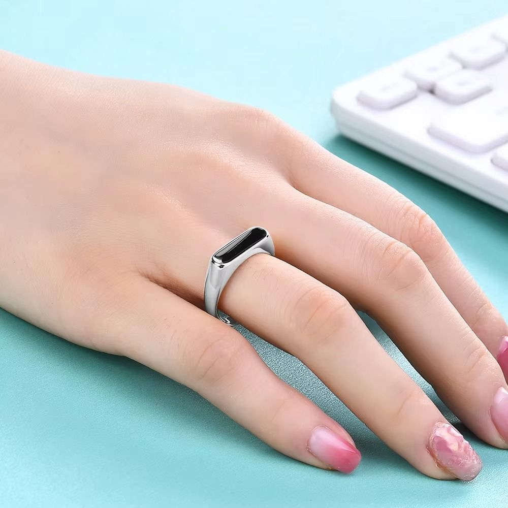 ONYX BAR RING