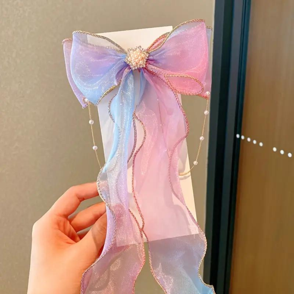 ELEGANT MESH BOW