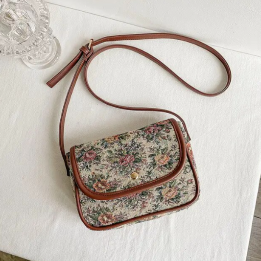EMBROIDERED BOHO CROSSBODY BAG