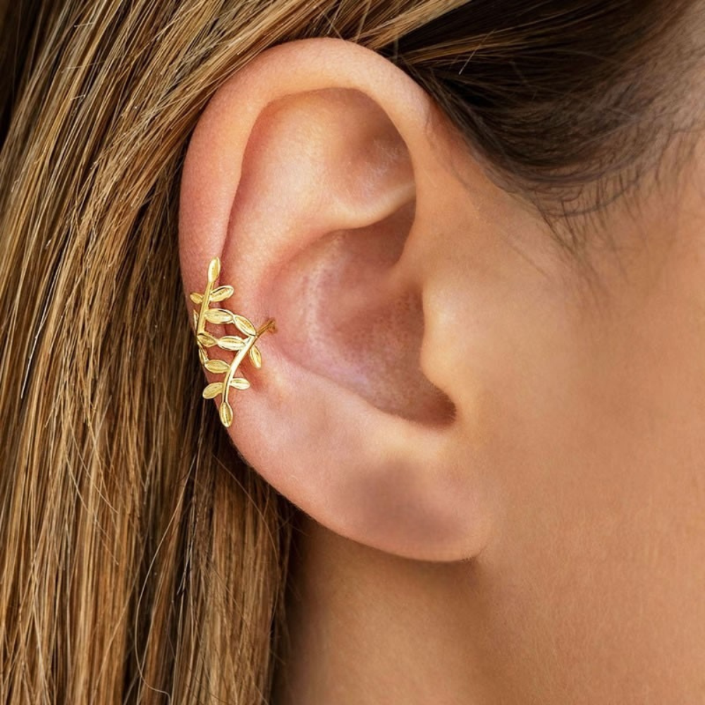 LEAF WRAP EARRINGS (PAIR)
