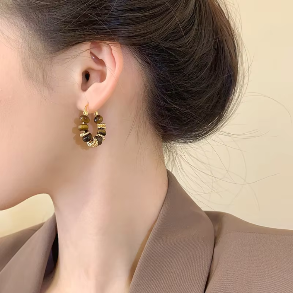 WOODLAND AURA HOOPS (PAIR)