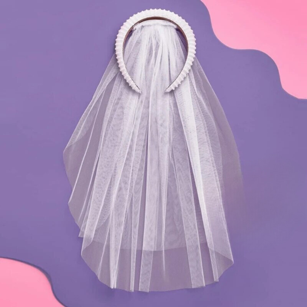 BRIDAL HEADBAND WITH VEIL