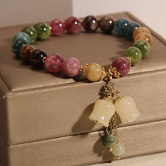 NATURAL STONES BRACELET (ADJUSTABLE)