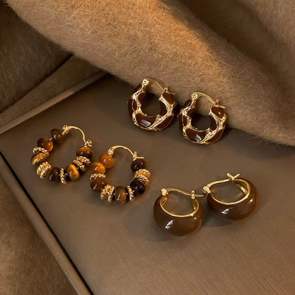 WOODLAND AURA HOOPS (PAIR)