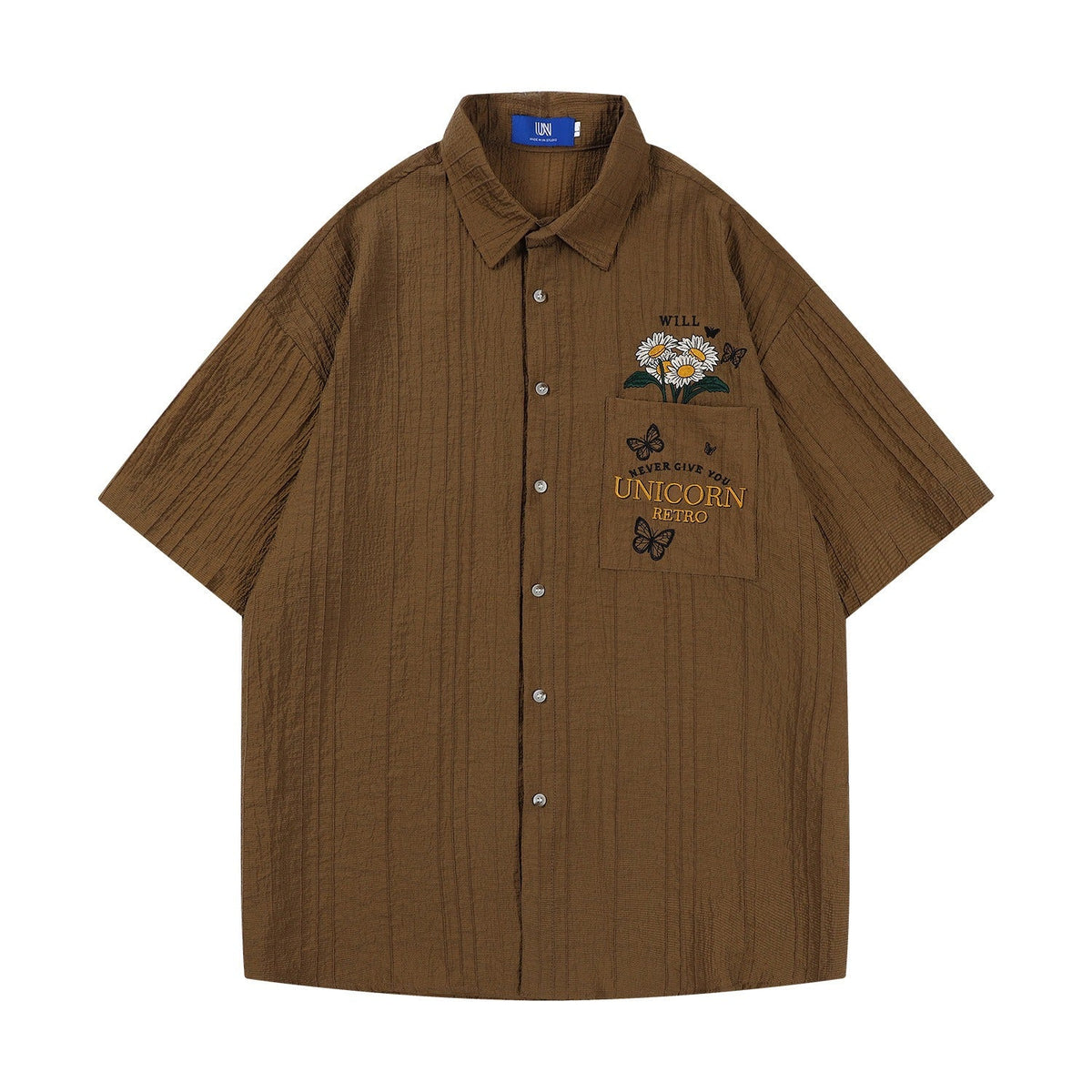 "Unicorn Retro" 250Gsm Men's Sleeve Shirt