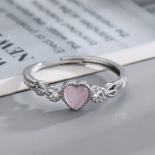 CHERISH HEART RING (ADJUSTABLE)