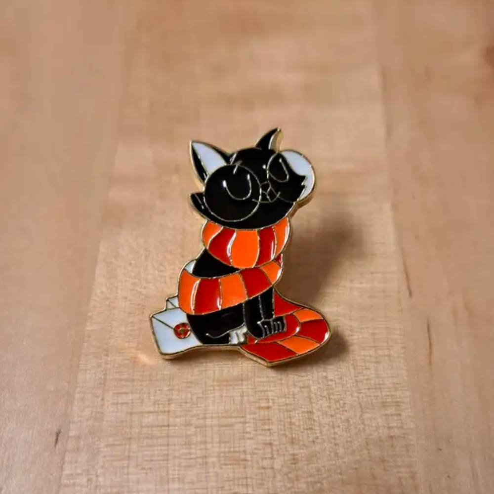 CAT WIZARD ENAMEL PIN
