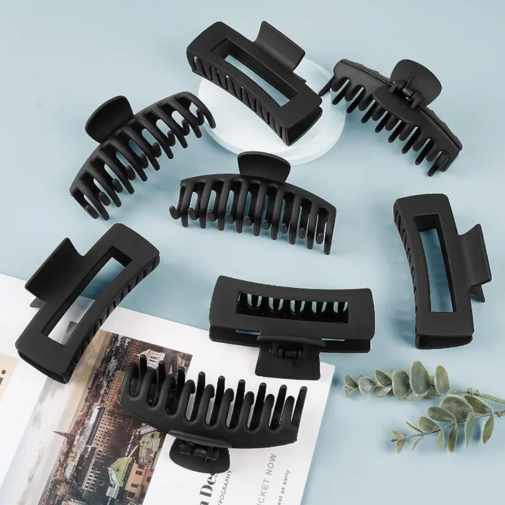 ELEGANT GRIP HAIR CLIPS (8 pcs)