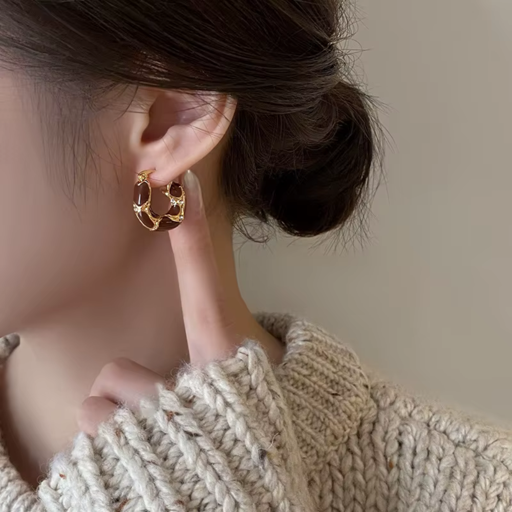 WOODLAND AURA HOOPS (PAIR)