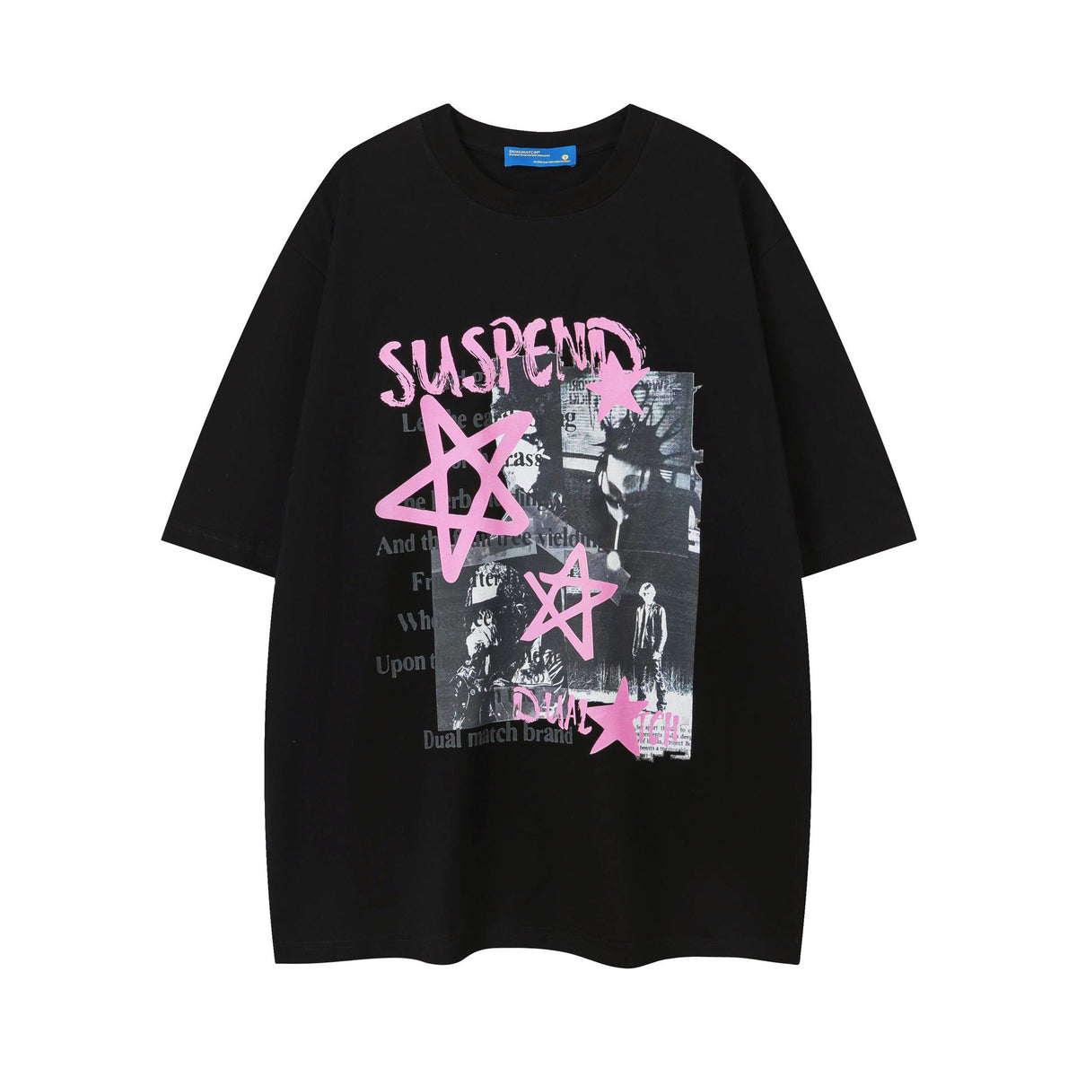 “Suspend Stars” 250G Oversize Men Tee