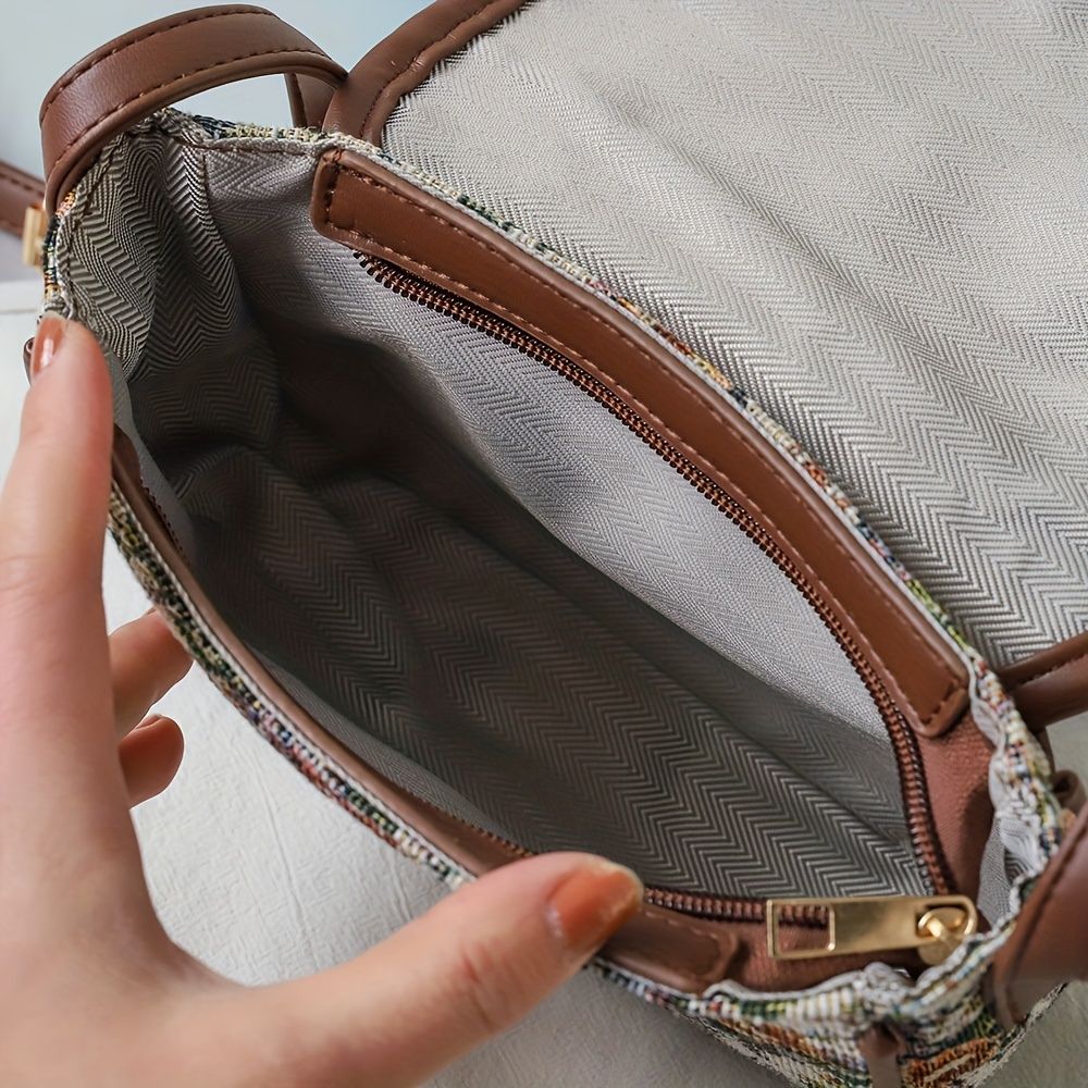 EMBROIDERED BOHO CROSSBODY BAG