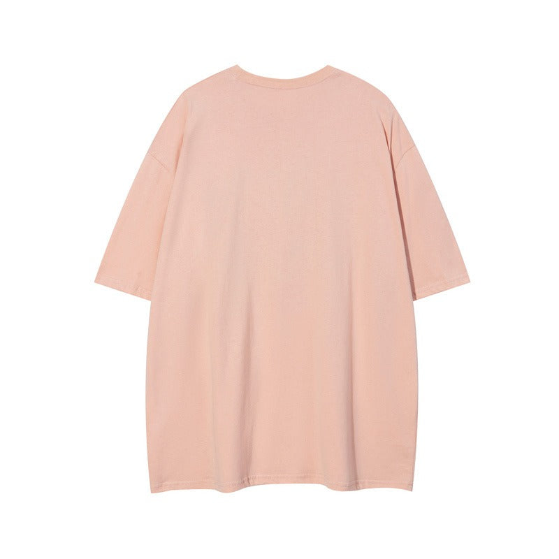 "Rabbit & Cat Happy" Oversize Men's Tee