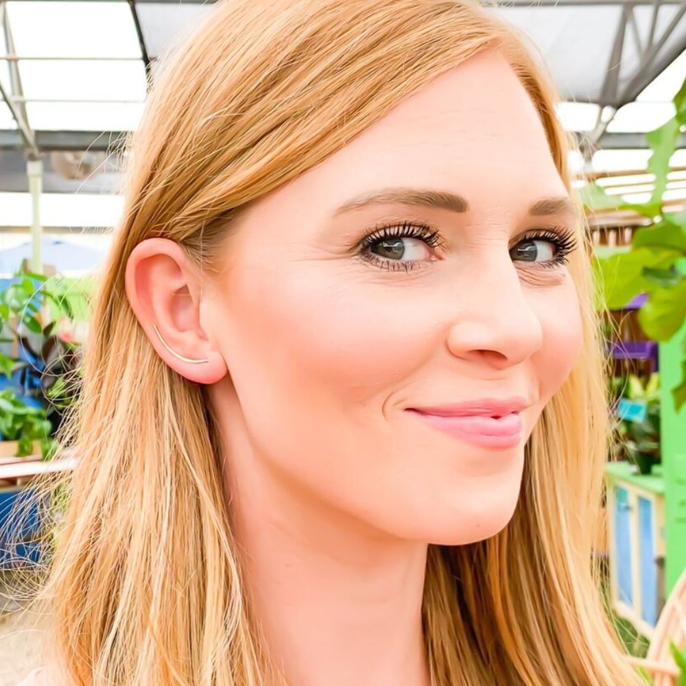 MINIMALIST CLIMBER EARRINGS (PAIR)