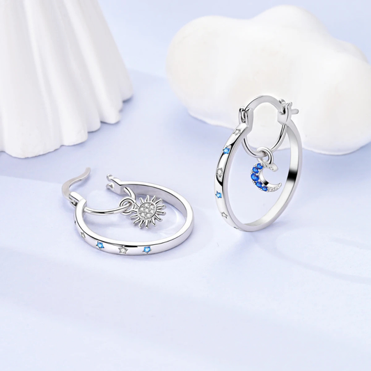 ELEGANT HOOP EARRINGS (PAIR)