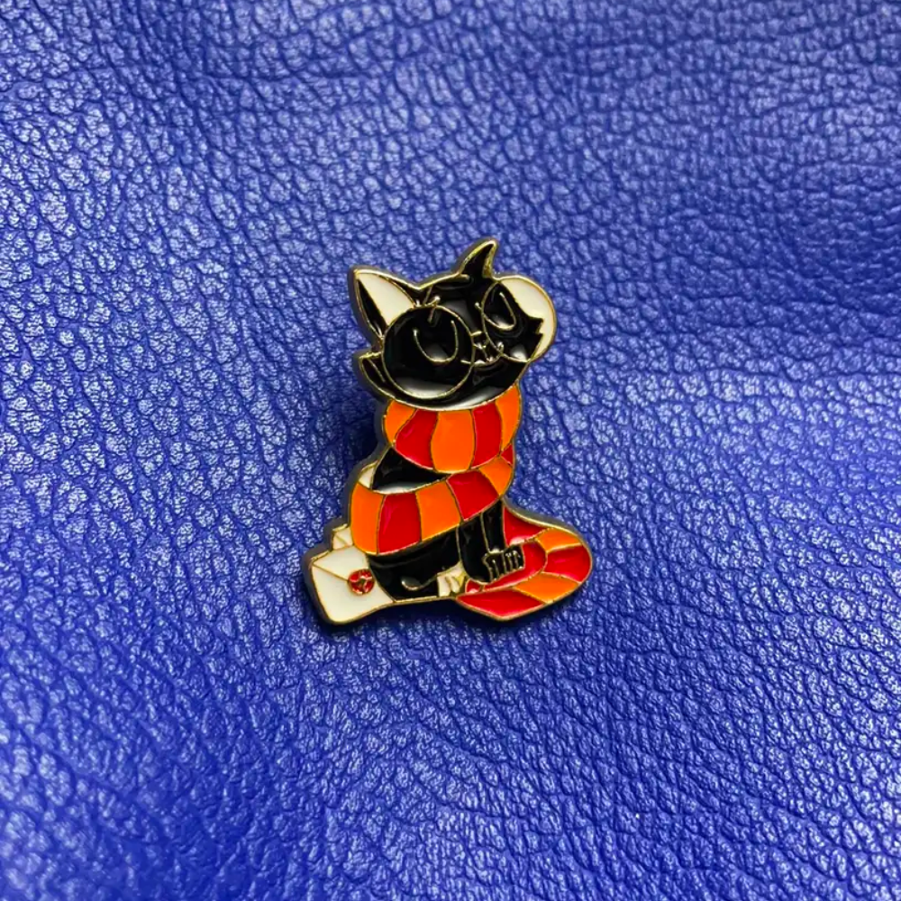 CAT WIZARD ENAMEL PIN