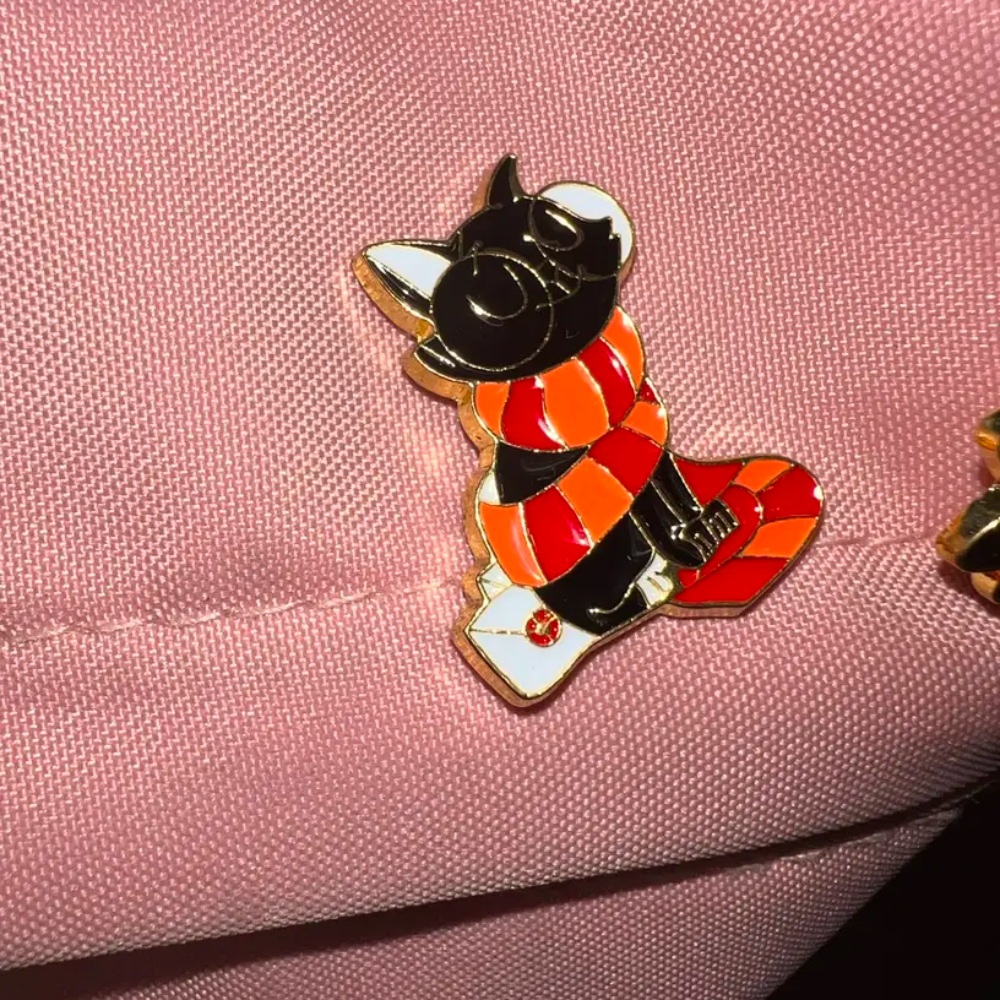 CAT WIZARD ENAMEL PIN