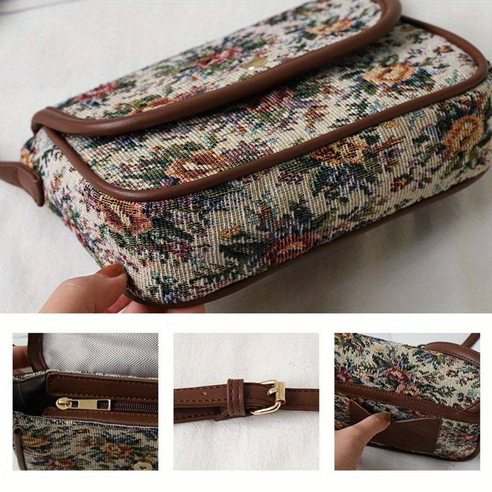 EMBROIDERED BOHO CROSSBODY BAG