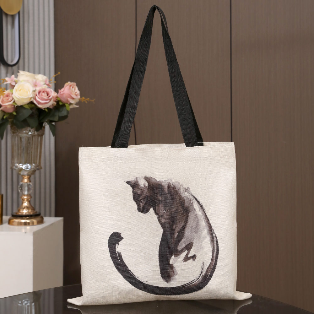 LADY CAT TOTE BAG