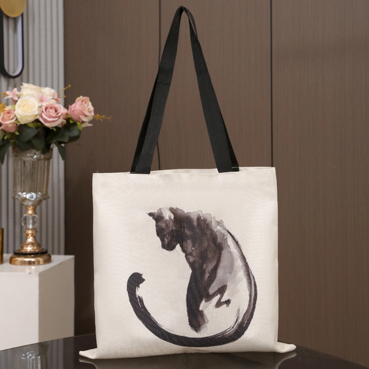 LADY CAT TOTE BAG