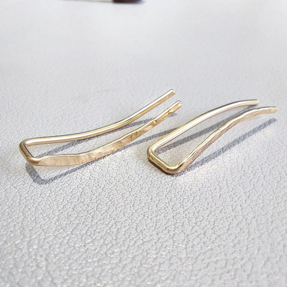MINIMALIST CLIMBER EARRINGS (PAIR)