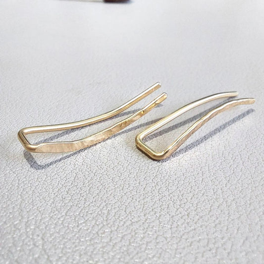 MINIMALIST CLIMBER EARRINGS (PAIR)