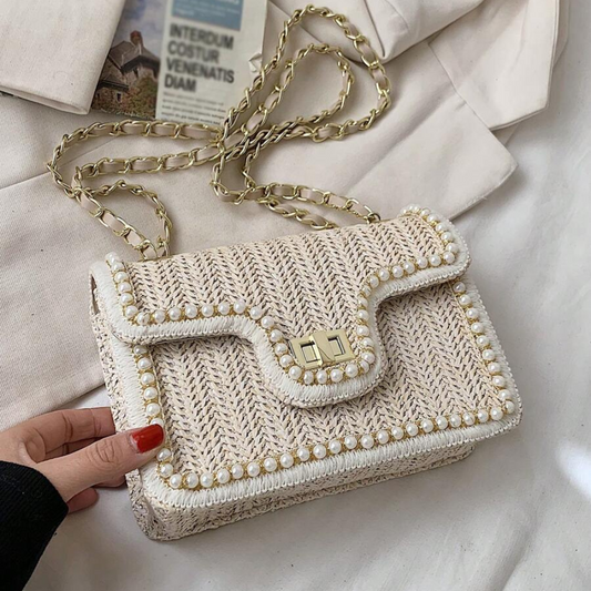 VIVAGLOW™ | PEARL BOHO HANDBAG
