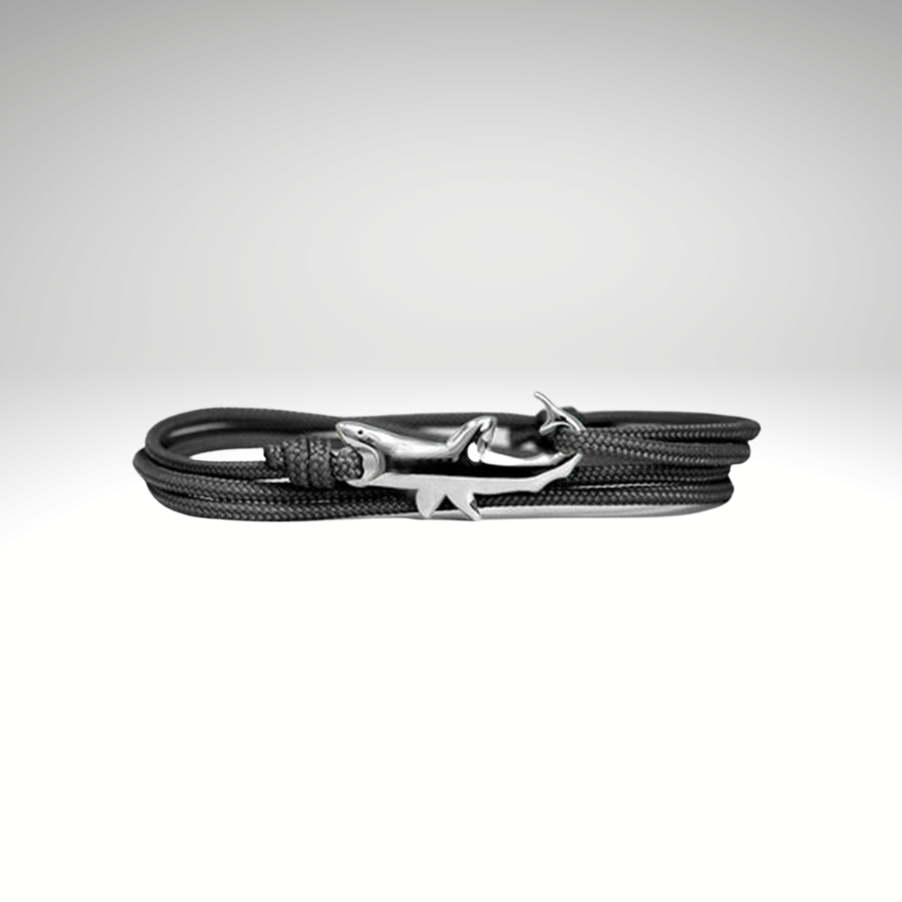 GREAT WHITE SHARK BRACELET (ADJUSTABLE)