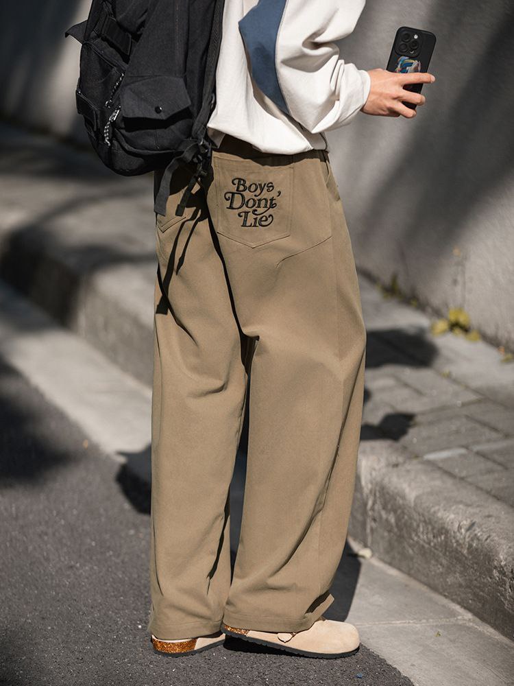 "Boys Don’t Lie" Cotton Jogger