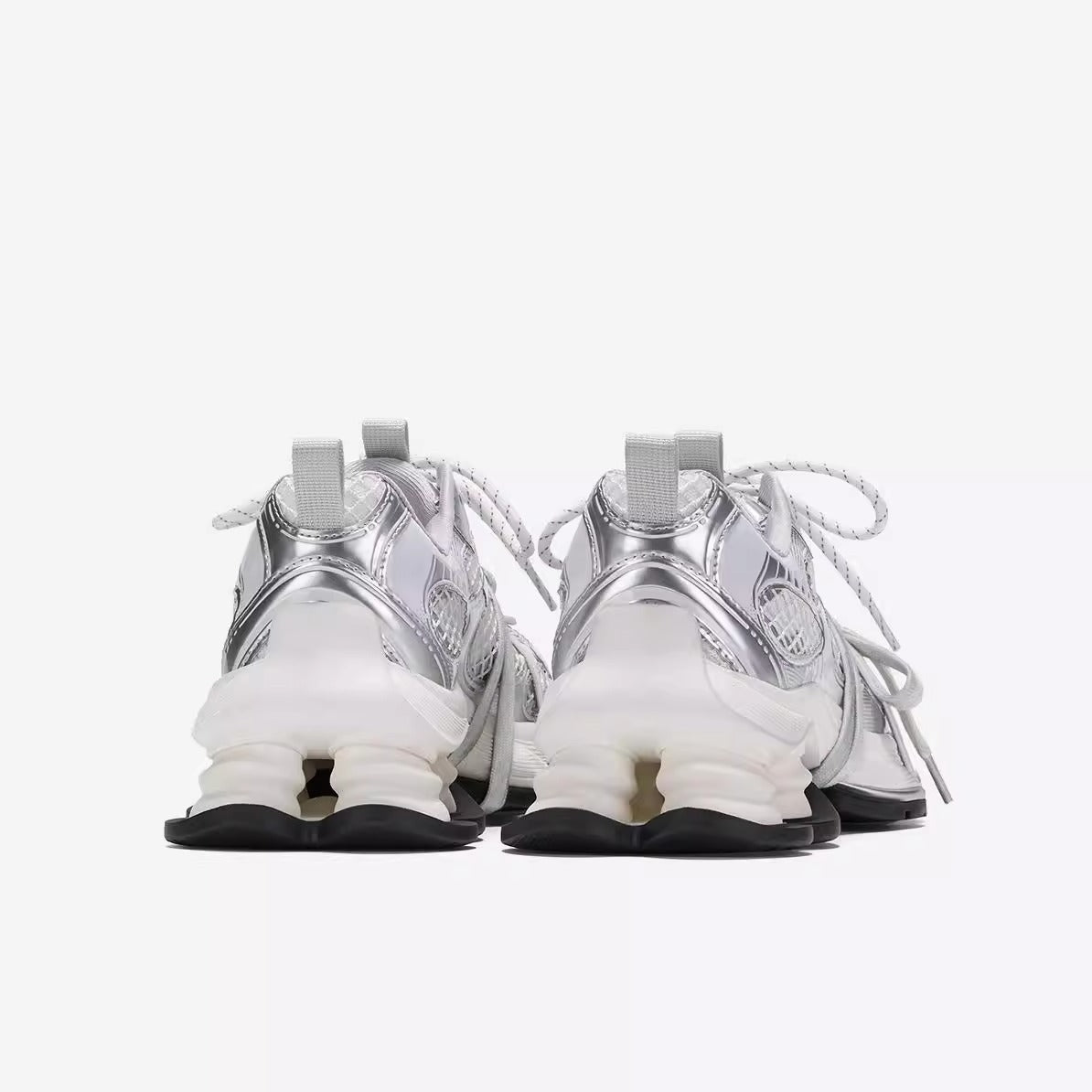 Silver Planet Shox Sneaker