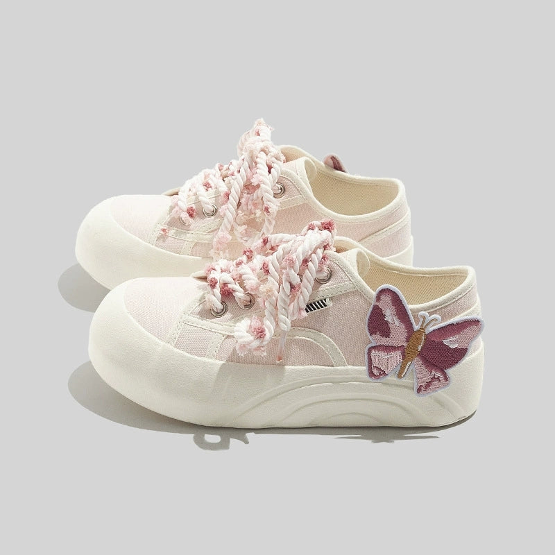Pink Butterfly Sneaker