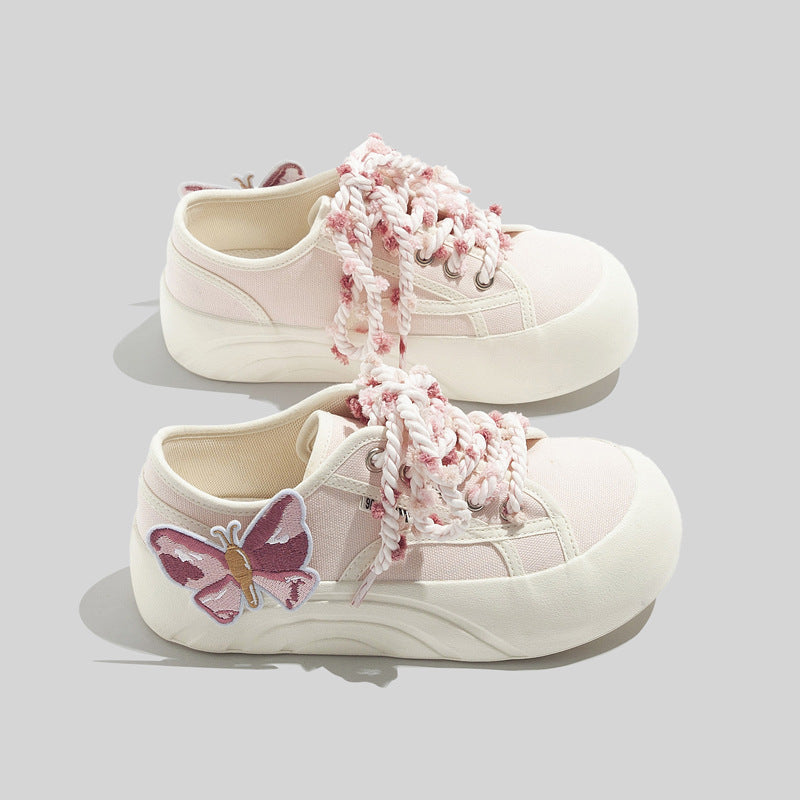 Pink Butterfly Sneaker