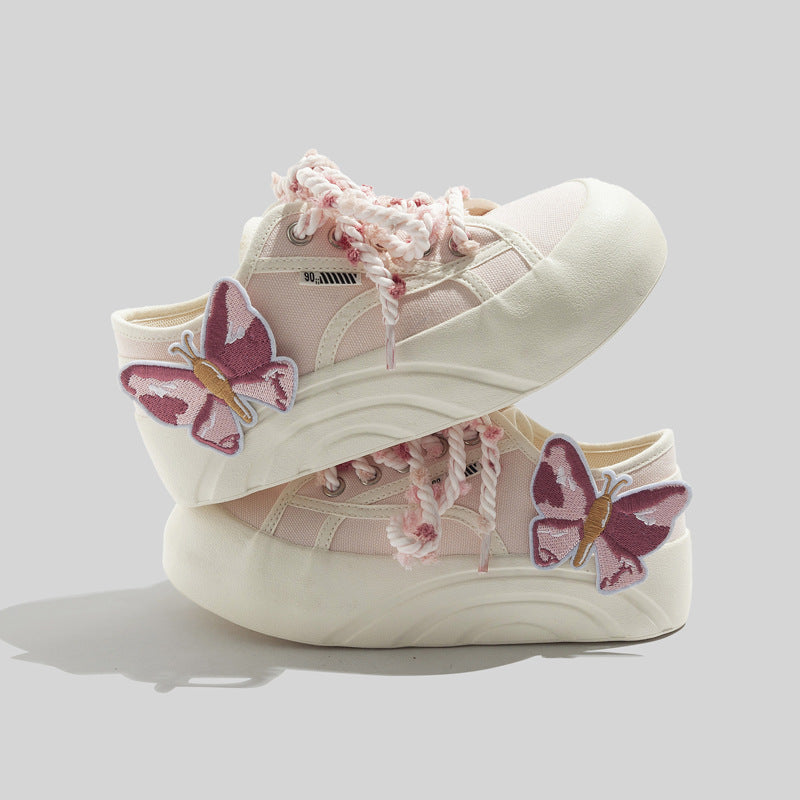 Pink Butterfly Sneaker
