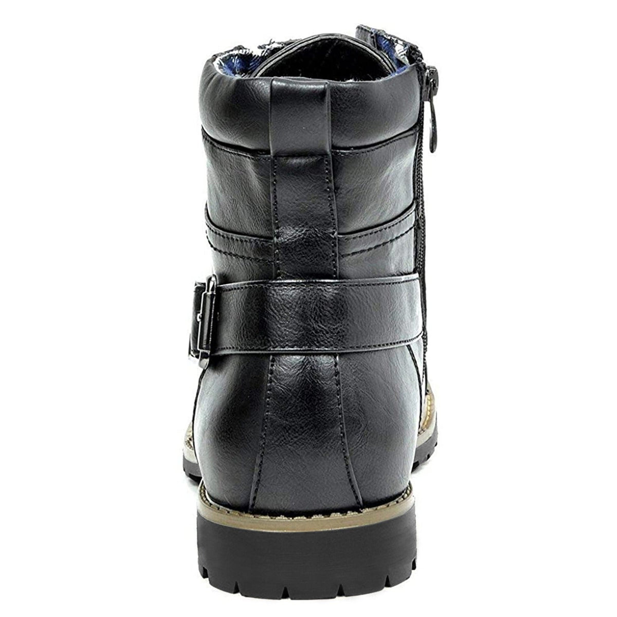 Old-School Leather Zippered Boots