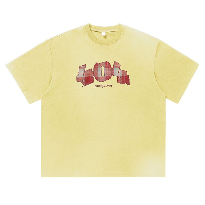 "System Error 404" 230G Heavyweight Oversized Tee